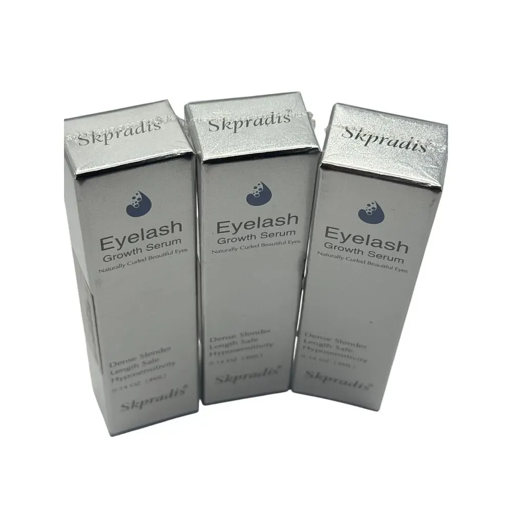Set of 3 Skpradis Eyelash Growth Enhancer Serum for Thicker Lash 0.14 OZ/4mL NIB